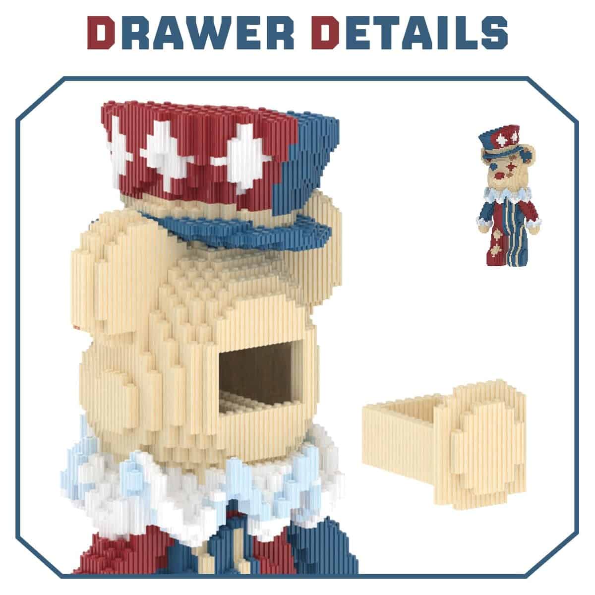 Bloques de Construcción de Osos MEIGESI (6000PCS) | Modelo - Imagen 4