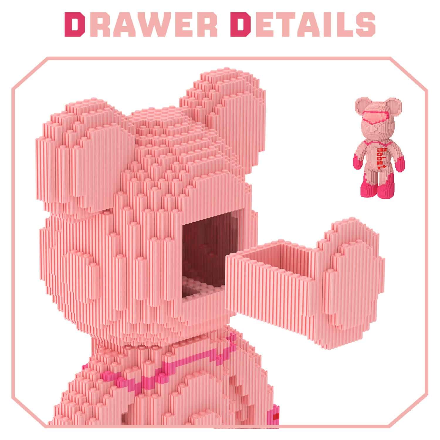 Conjunto de Bloques de Construcción de Oso MEIGESI - Imagen 4