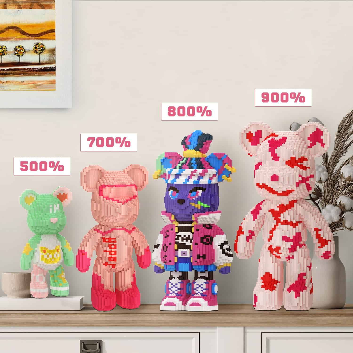 Conjunto de Bloques de Construcción de Oso MEIGESI - Imagen 8