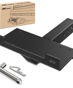Nilight Universal Trailer Hitch Winch Mounting Plate 10 x 4