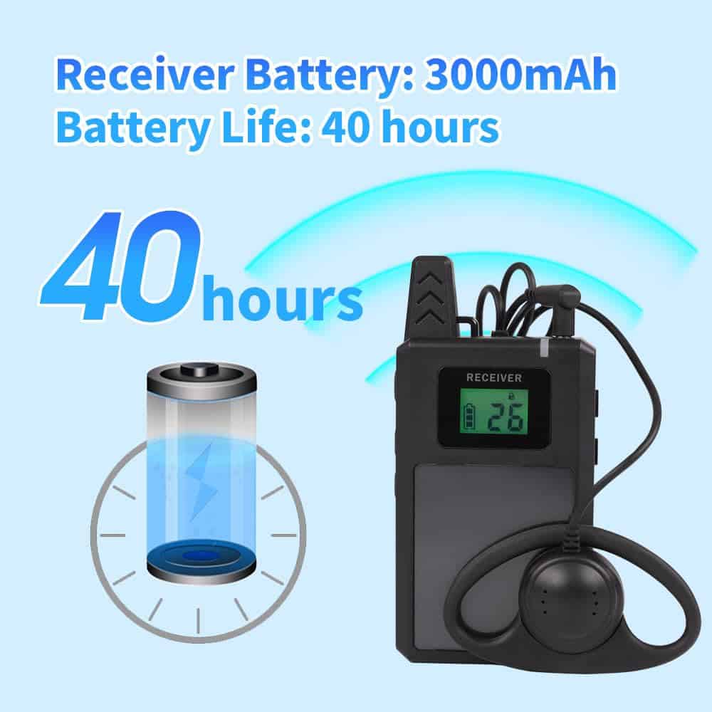 Sistema de Guía Turística Inalámbrico AGJ con Batería - Imagen 4