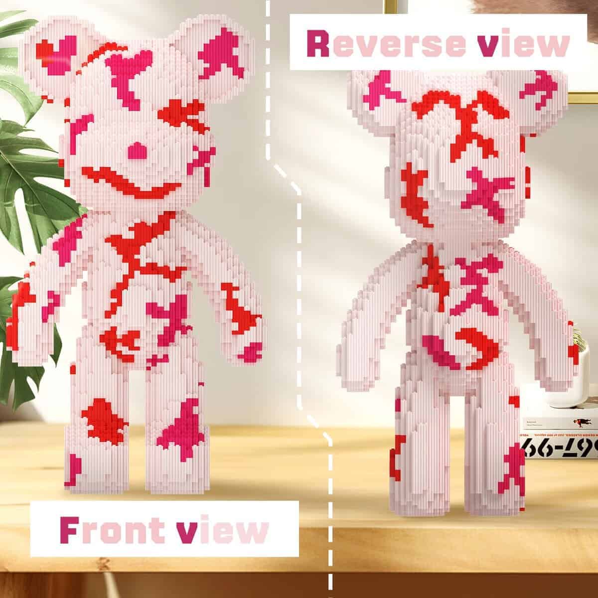 MEIGESI Bear Building Blocks (8000PCS) | 900% Bear Display - Imagen 5