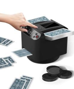 CARDSPIN Mezclador y Máquina de Dealer 2 en 1 Automático,
