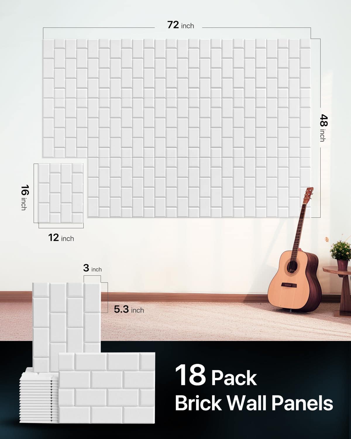 Paneles de Pared Insonorizantes 18 Pack Paneles de Espuma - Imagen 6