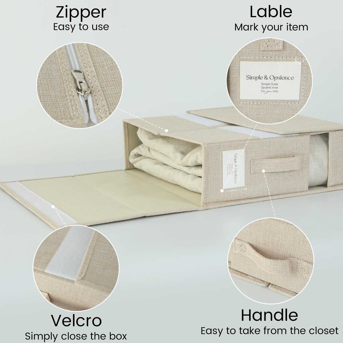 Organizadores y Almacenamiento de Sábanas y Ropa de Cama, - Imagen 3