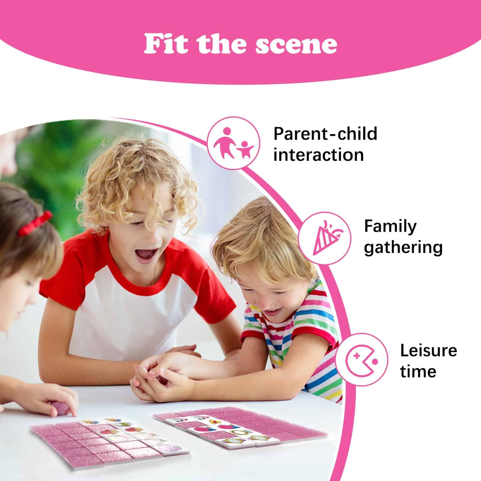 Juego de Bloques Mahjong Seaside Escape con 49 Tiles de - Imagen 5