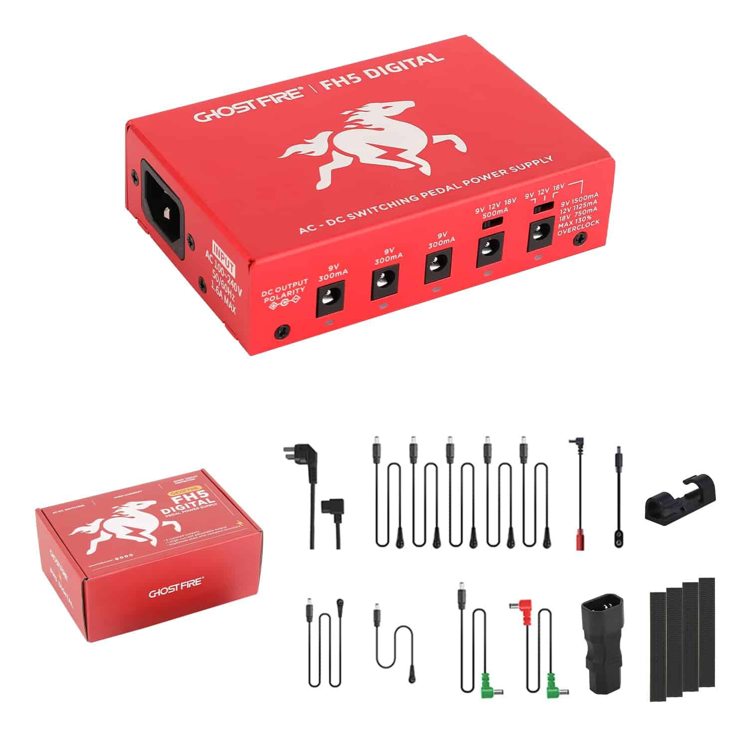 Fuente de Alimentación para Pedales Ghost FIRE Aislada con