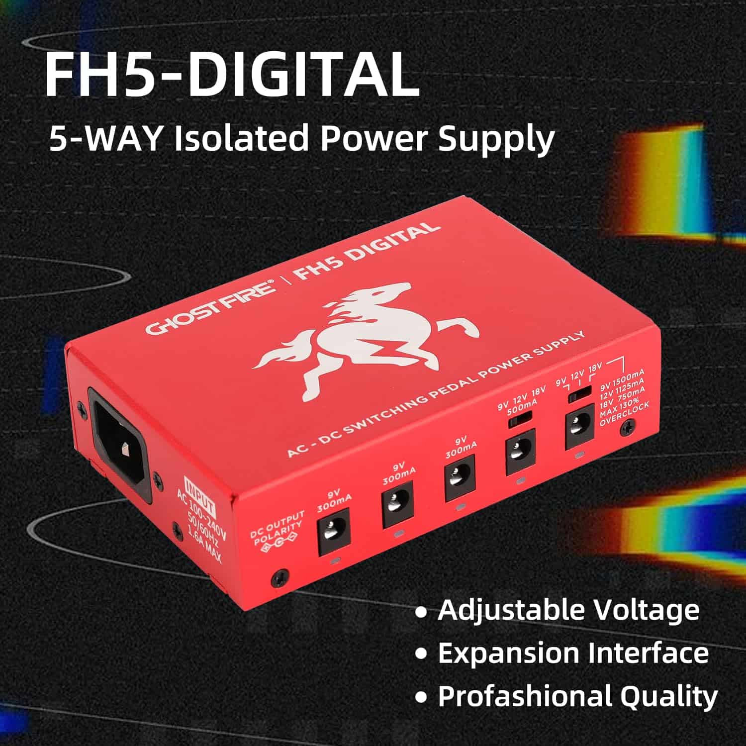 Fuente de Alimentación para Pedales Ghost FIRE Aislada con - Imagen 3