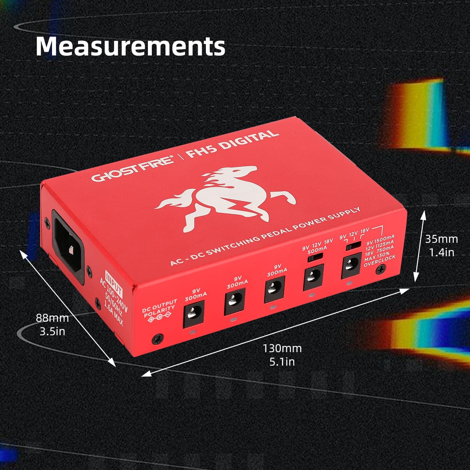 Fuente de Alimentación para Pedales Ghost FIRE Aislada con - Imagen 7