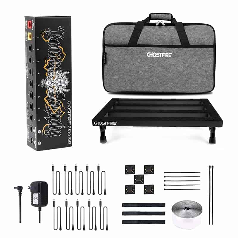 Tablero de Pedales de Efectos Ghost Fire Aleación de