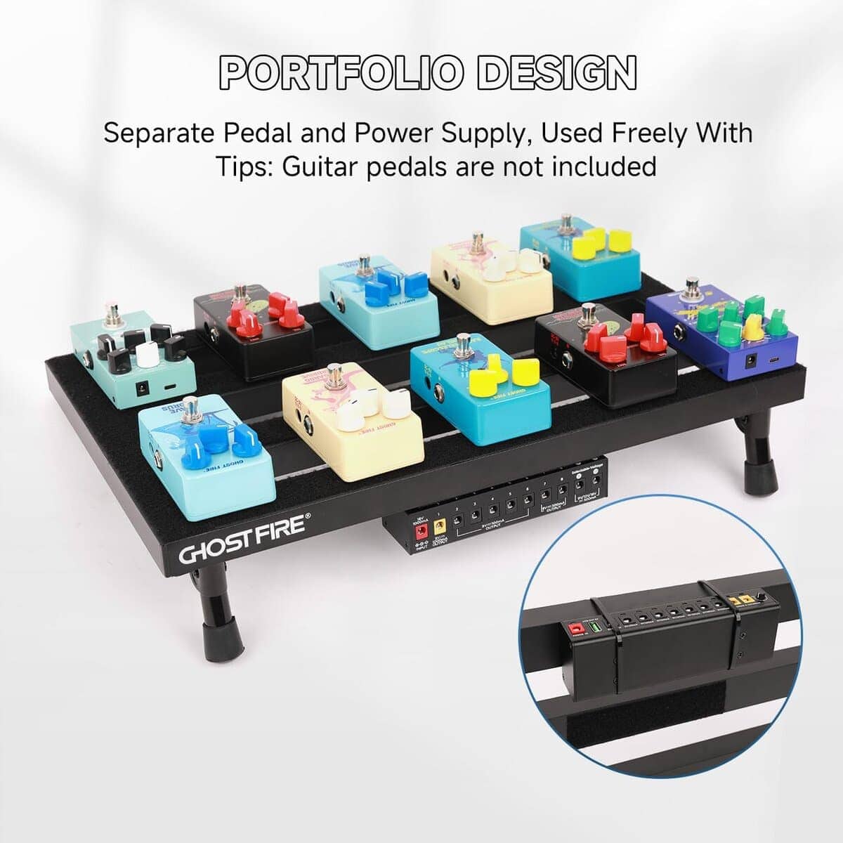 Tablero de Pedales de Efectos Ghost Fire Aleación de - Imagen 3