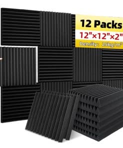 Panel de Espuma Acústica Sonicreative de 12 Paquetes Cuña 2