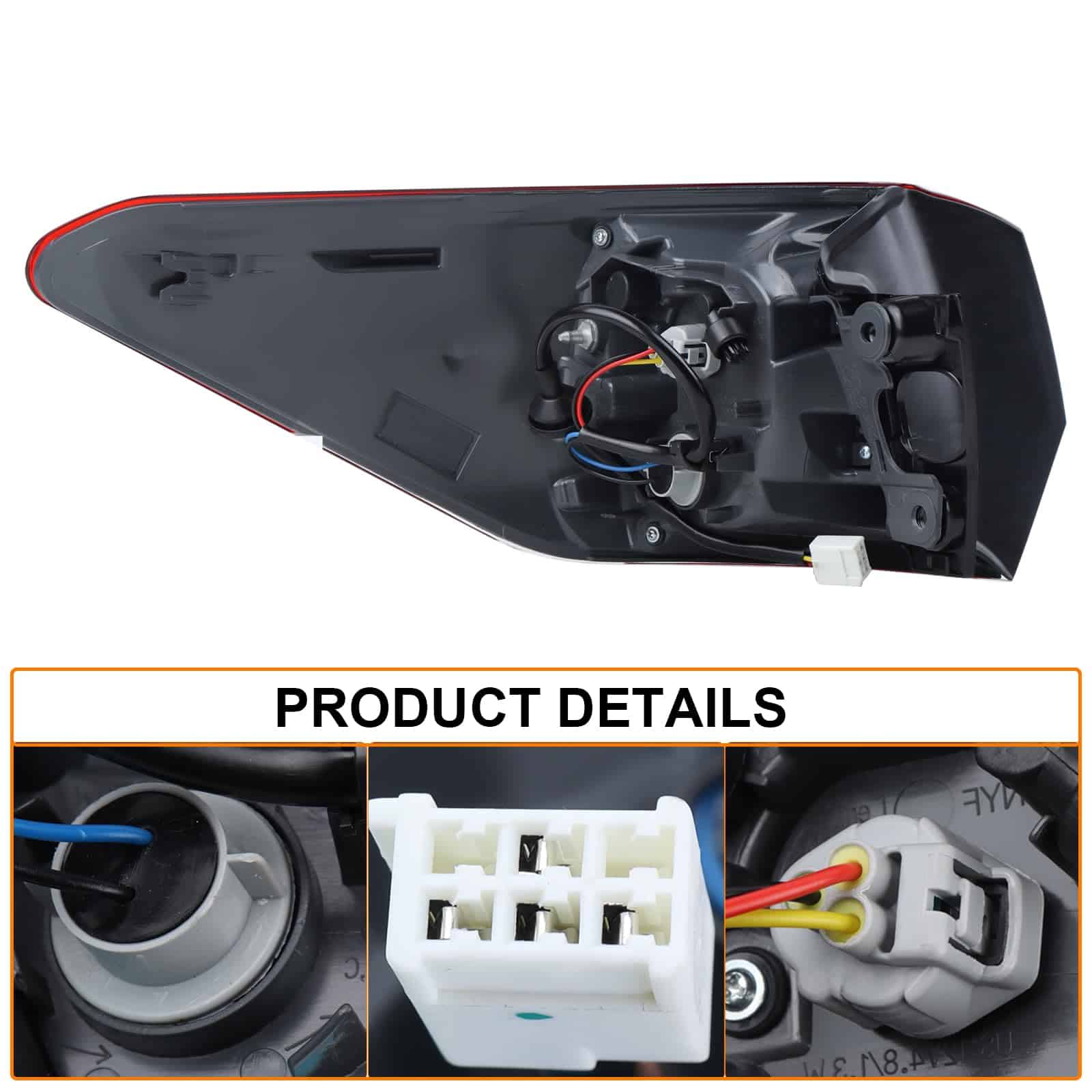 FEIDKS Luz trasera derecha Conjunto de lámpara trasera - Imagen 5