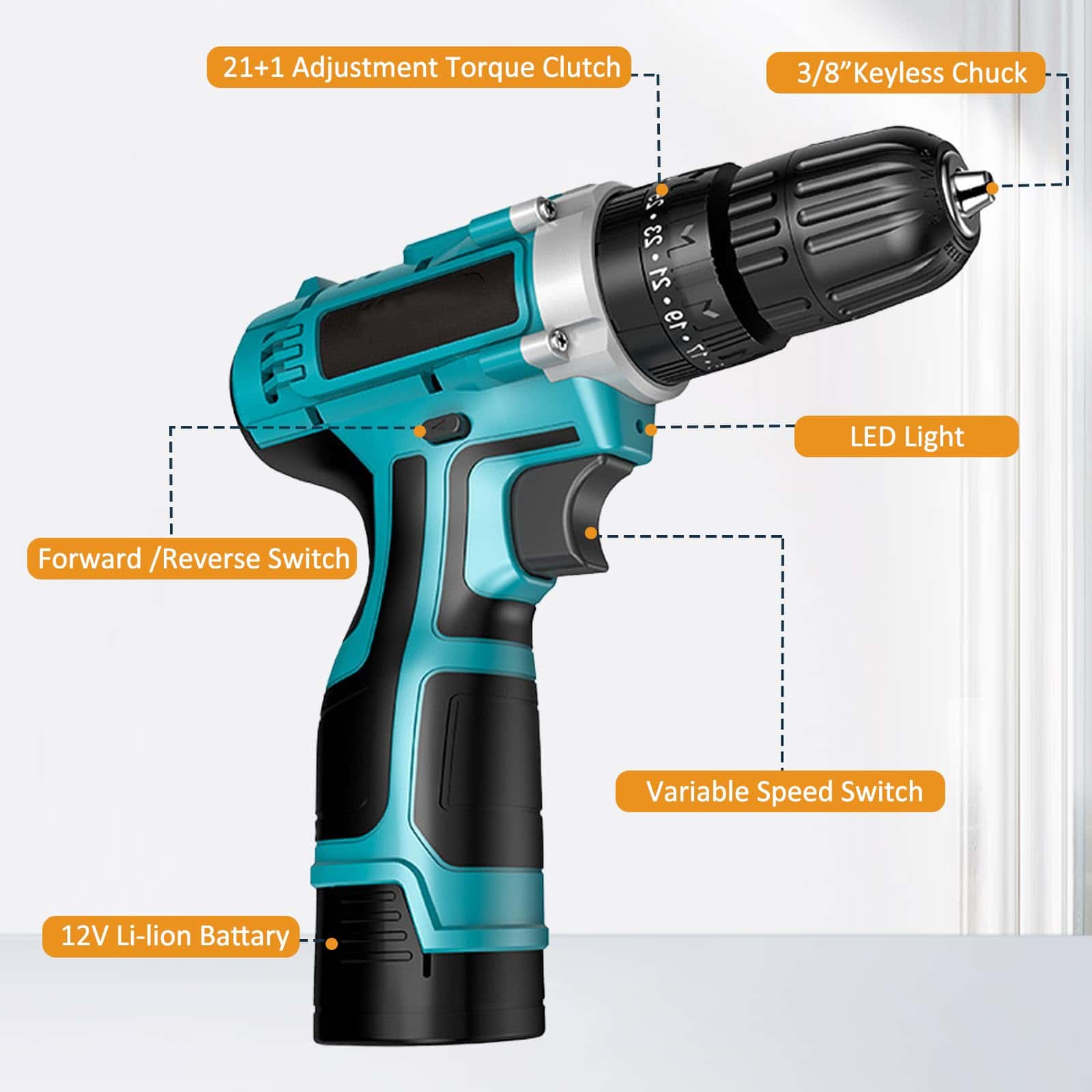 RVPNR Calzo de Rueda en Forma de X con Kit de Taladro - Imagen 5