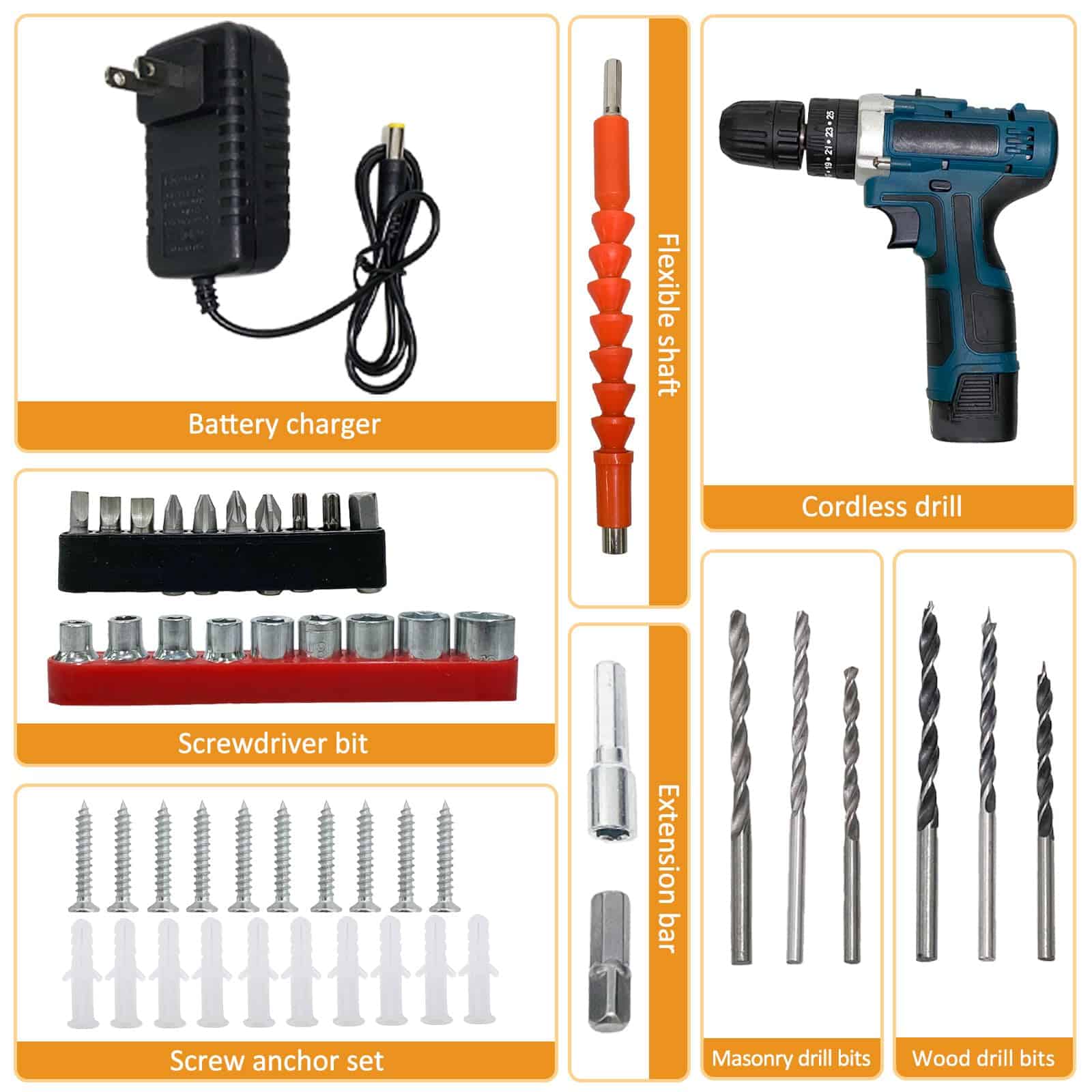 RVPNR Calzo de Rueda en Forma de X con Kit de Taladro - Imagen 6