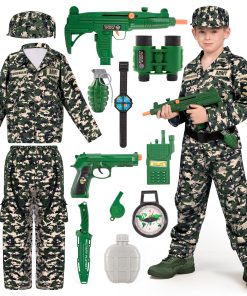 Disfraz de Ejército Spooktacular Creations para Niños,
