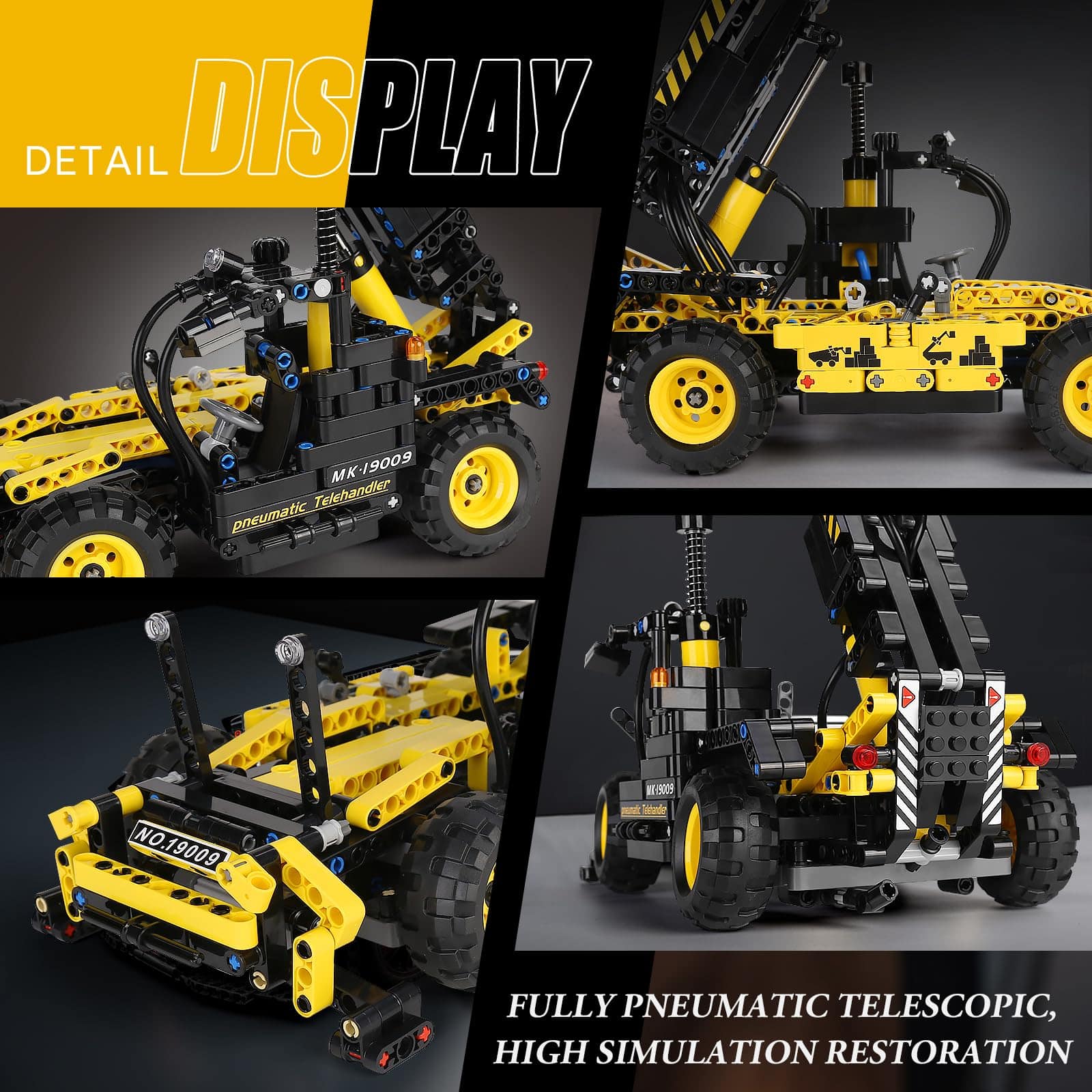 Mould King 19009 Kit de Construcción de Montacargas - Imagen 5