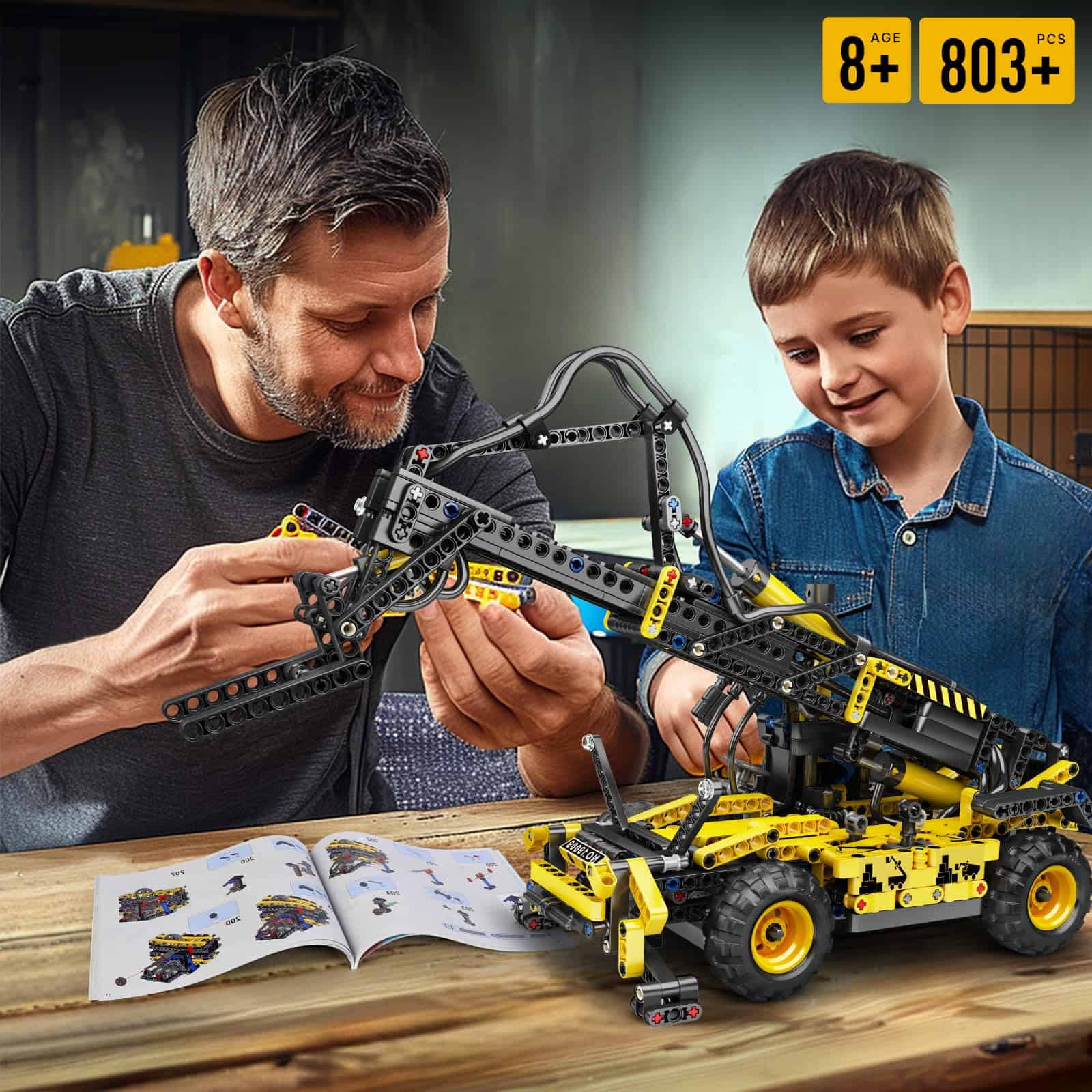 Mould King 19009 Kit de Construcción de Montacargas - Imagen 7