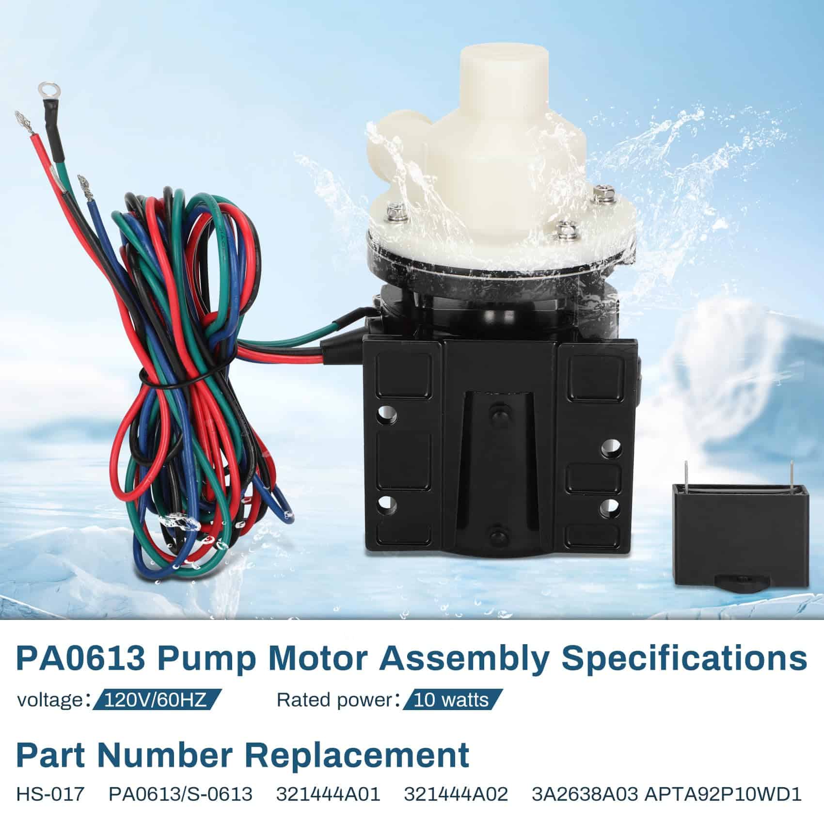 PA0613 Conjunto de motor de bomba de agua con mejor - Imagen 4