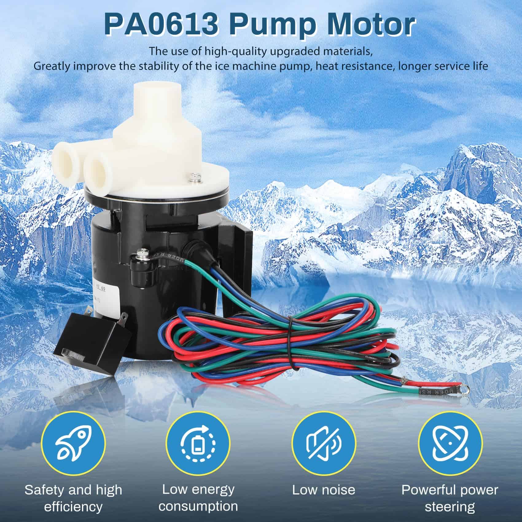 PA0613 Conjunto de motor de bomba de agua con mejor - Imagen 3