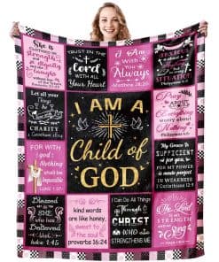 Manta de Regalos Cristianos para Mujeres Mantas Religiosas