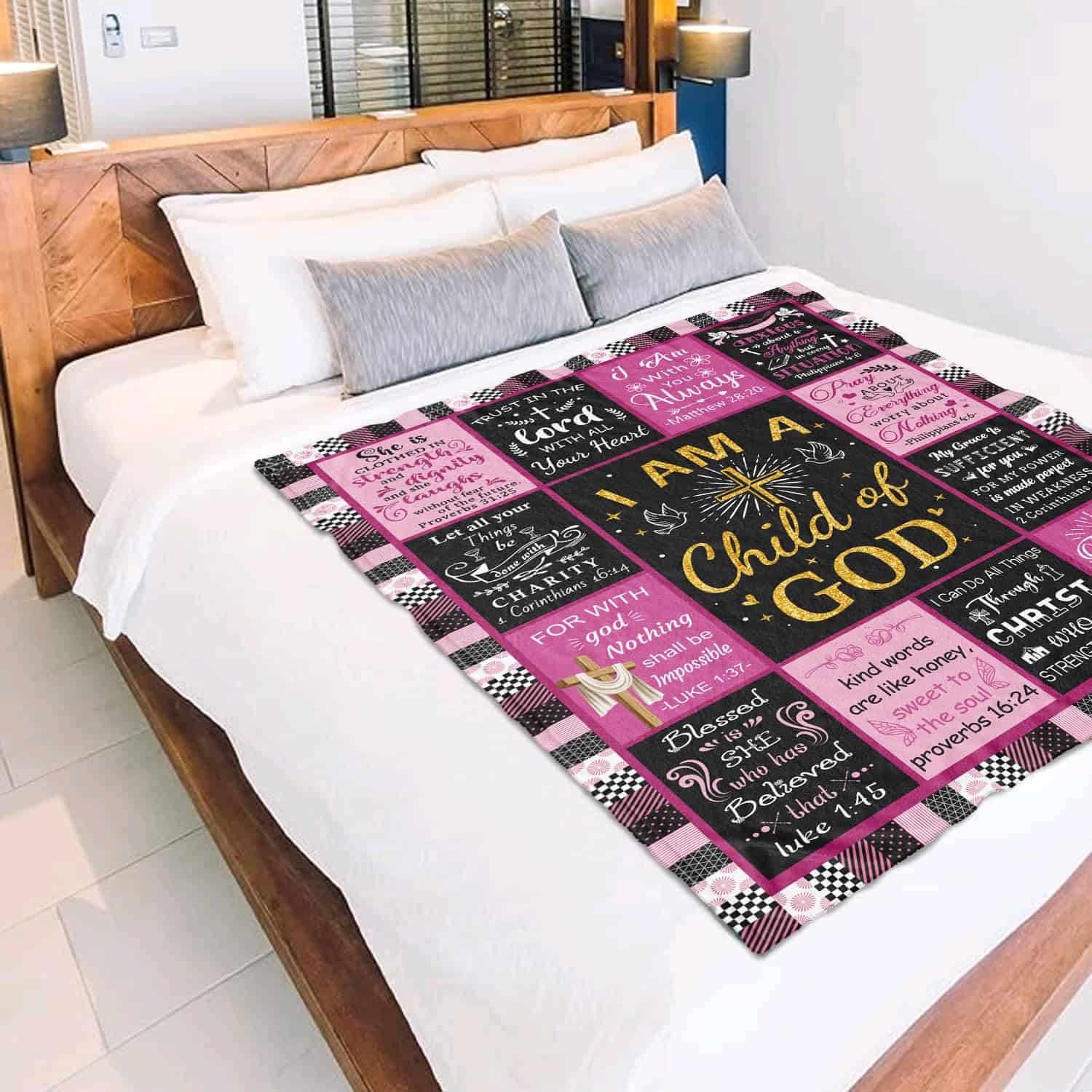 Manta de Regalos Cristianos para Mujeres Mantas Religiosas - Imagen 6