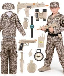 Disfraz militar del desierto de Spooktacular Creations para