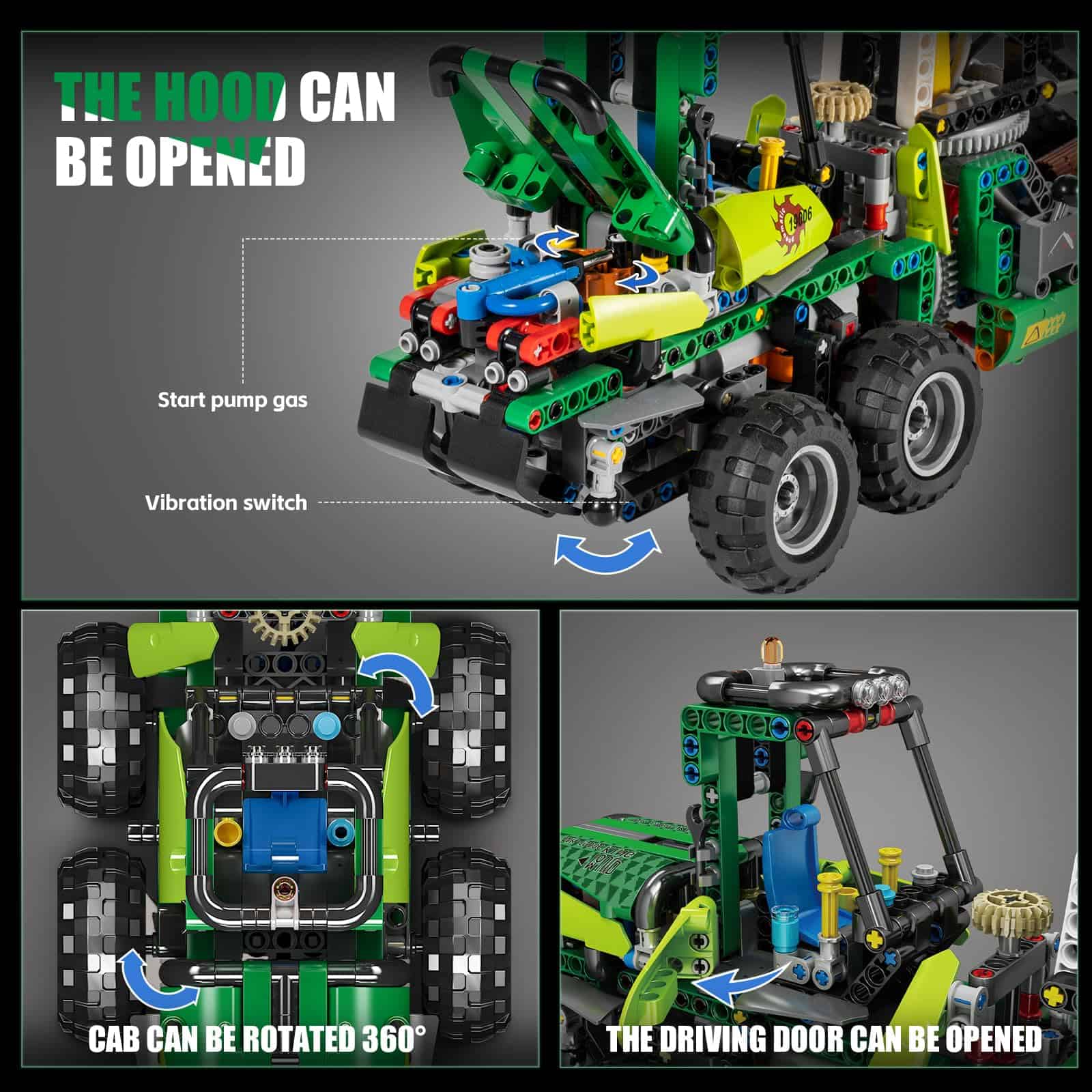 Mould King 19006 Juego de construcción de máquinas - Imagen 4