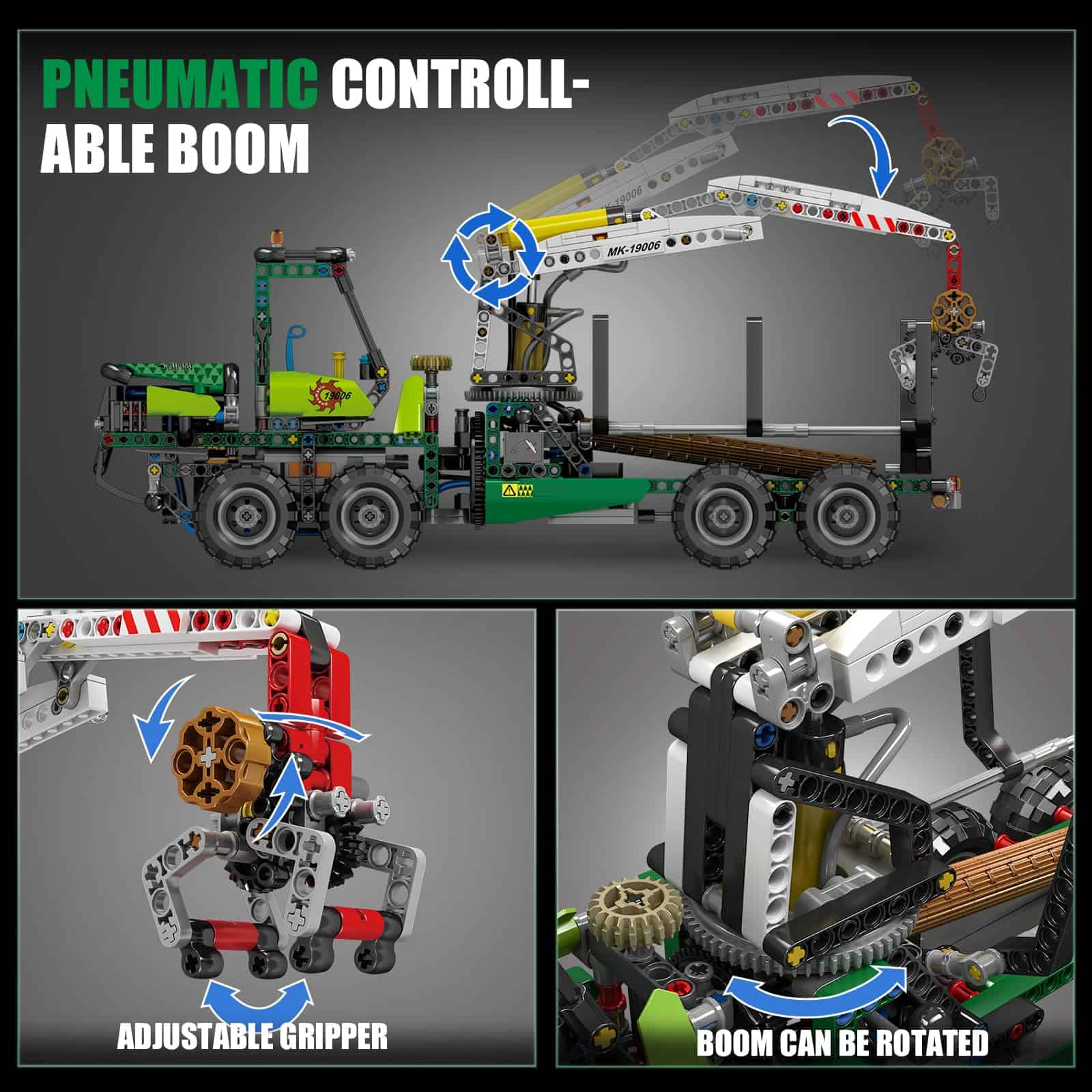 Mould King 19006 Juego de construcción de máquinas - Imagen 5