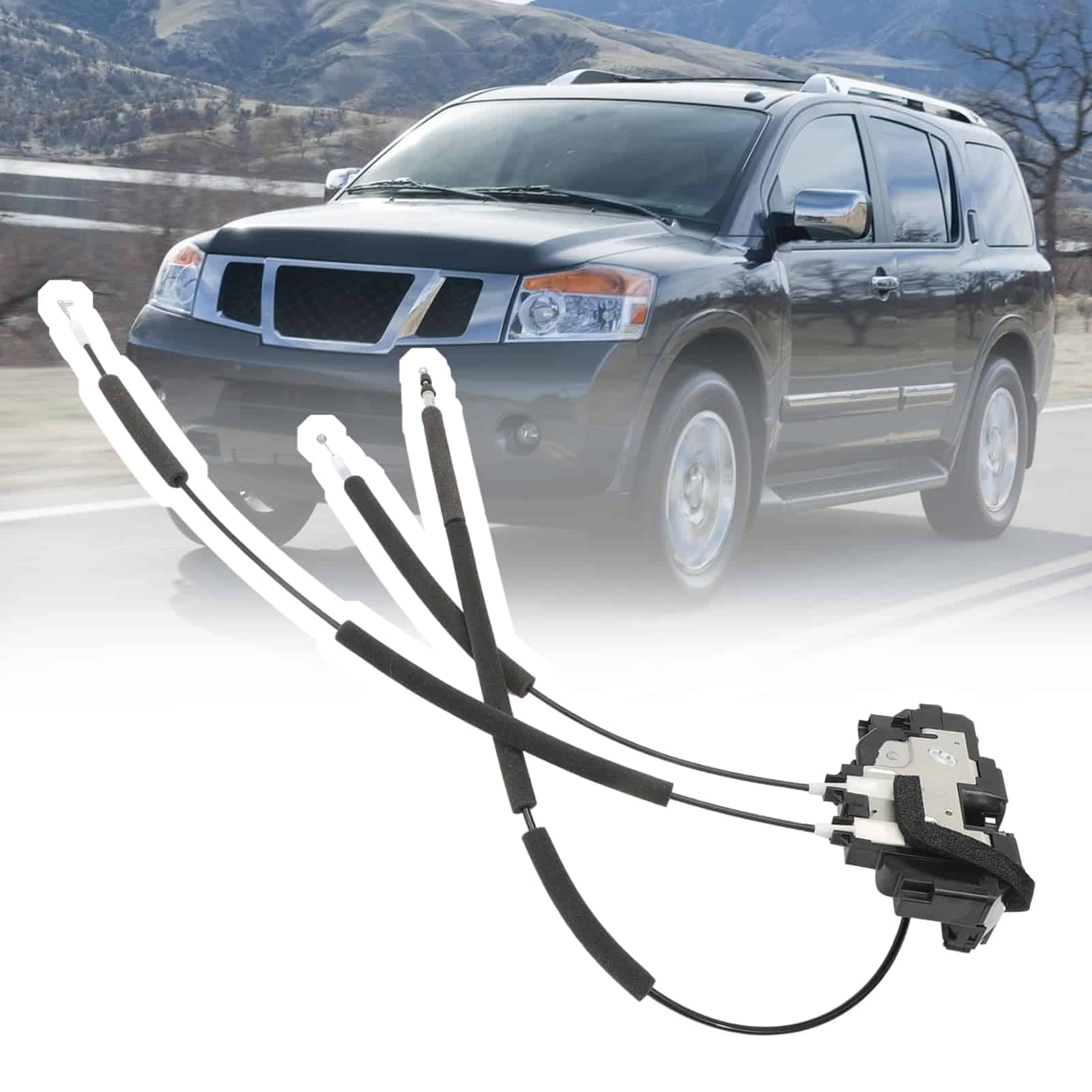 Actuador de bloqueo de puerta delantera izquierda para