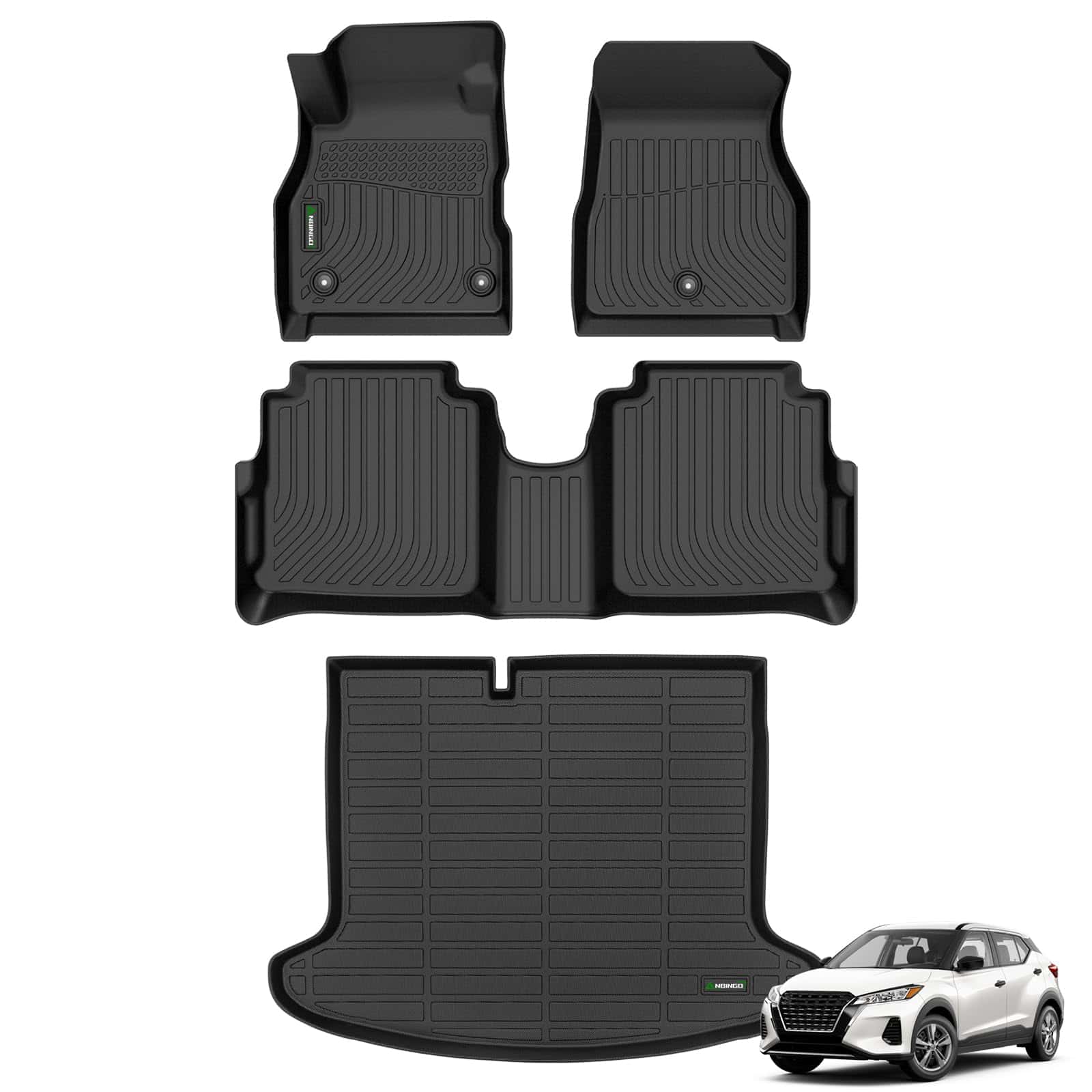 ANBINGO-Floor Mats & Cargo Liner Compatible para Nissan