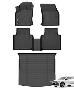 Juego de tapetes y forro de maletero ANBINGO para VW Tiguan