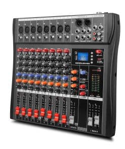 Consola de Sonido Profesional Yamnweo GX8 de 8 Canales