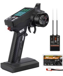 Sistema de Radio RC Hobby Fans 8CH 2.4G -Negro