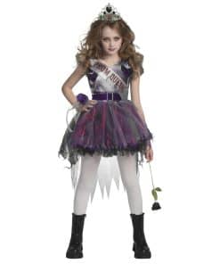 Disfraz de Reina del Baile de Graduación Zombi para Niñas,