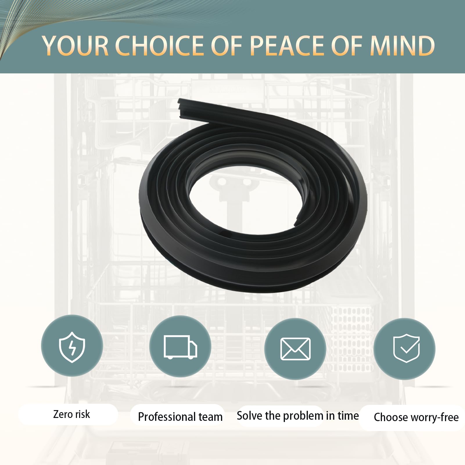 2024 Kit de sello de puerta de lavavajillas mejorado - Imagen 8