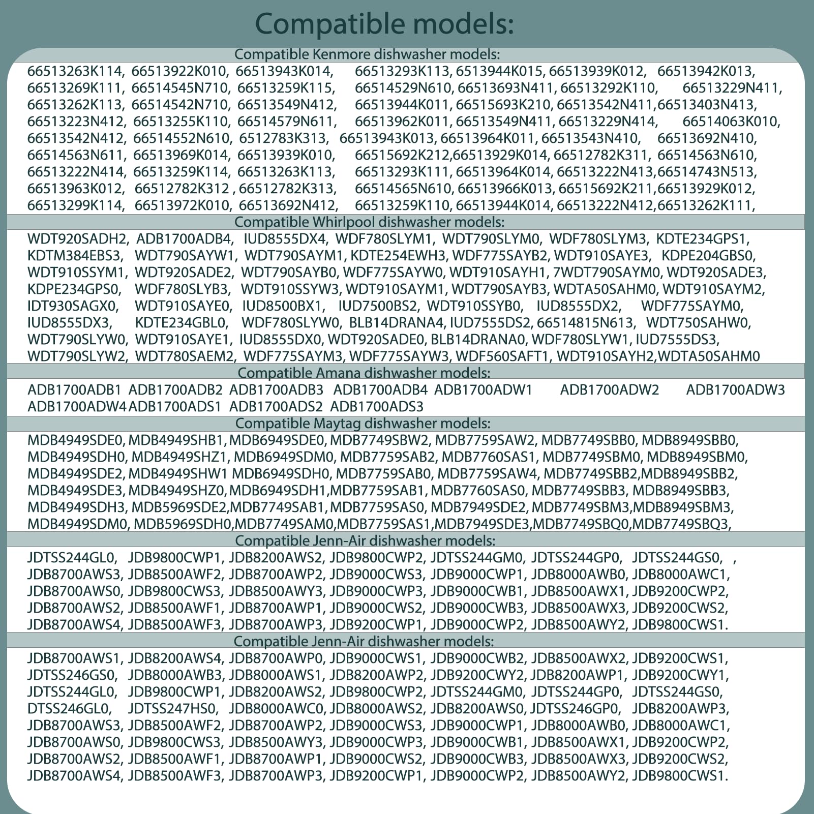 2024 Kit de sello de puerta de lavavajillas mejorado - Imagen 7