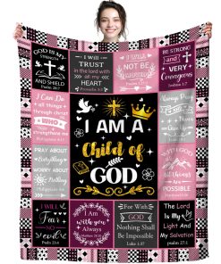 Cobija Inspiracional de Oración Cristiana para Mujeres,