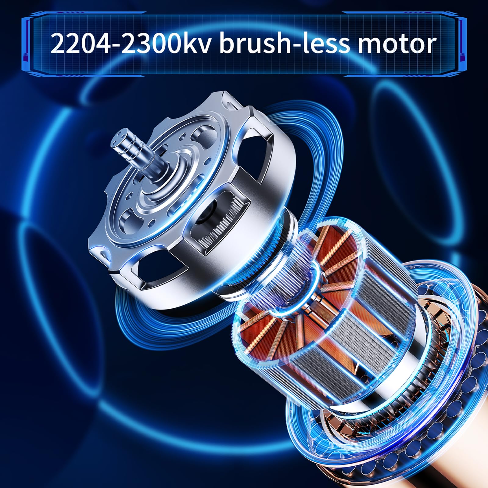 Avión HUIOP, 2.4GHz 3D/6G con Motor Sin Escobillas Avión de - Imagen 5