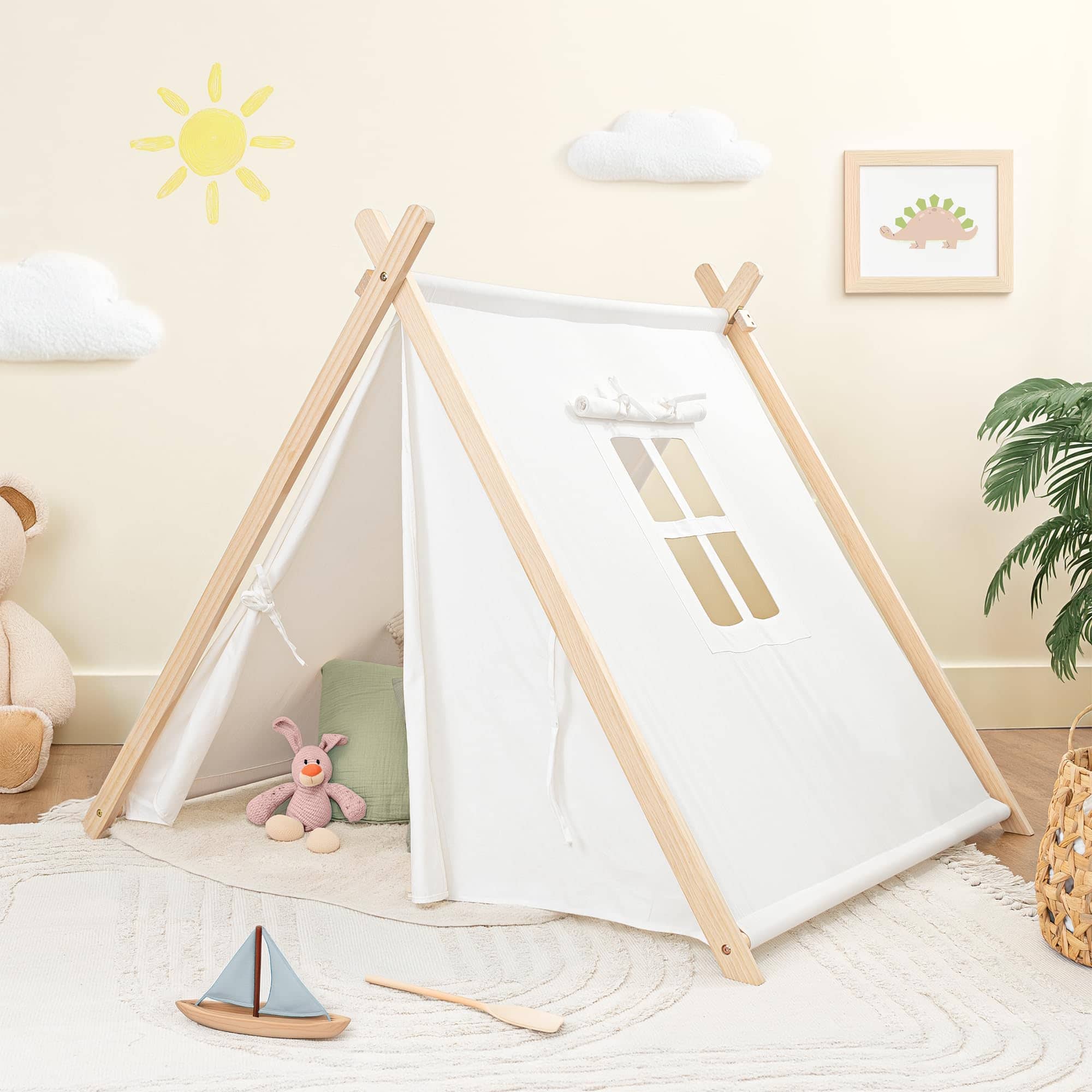 Tienda de Juegos para Niños Comfy Cubs - -Madera Natural