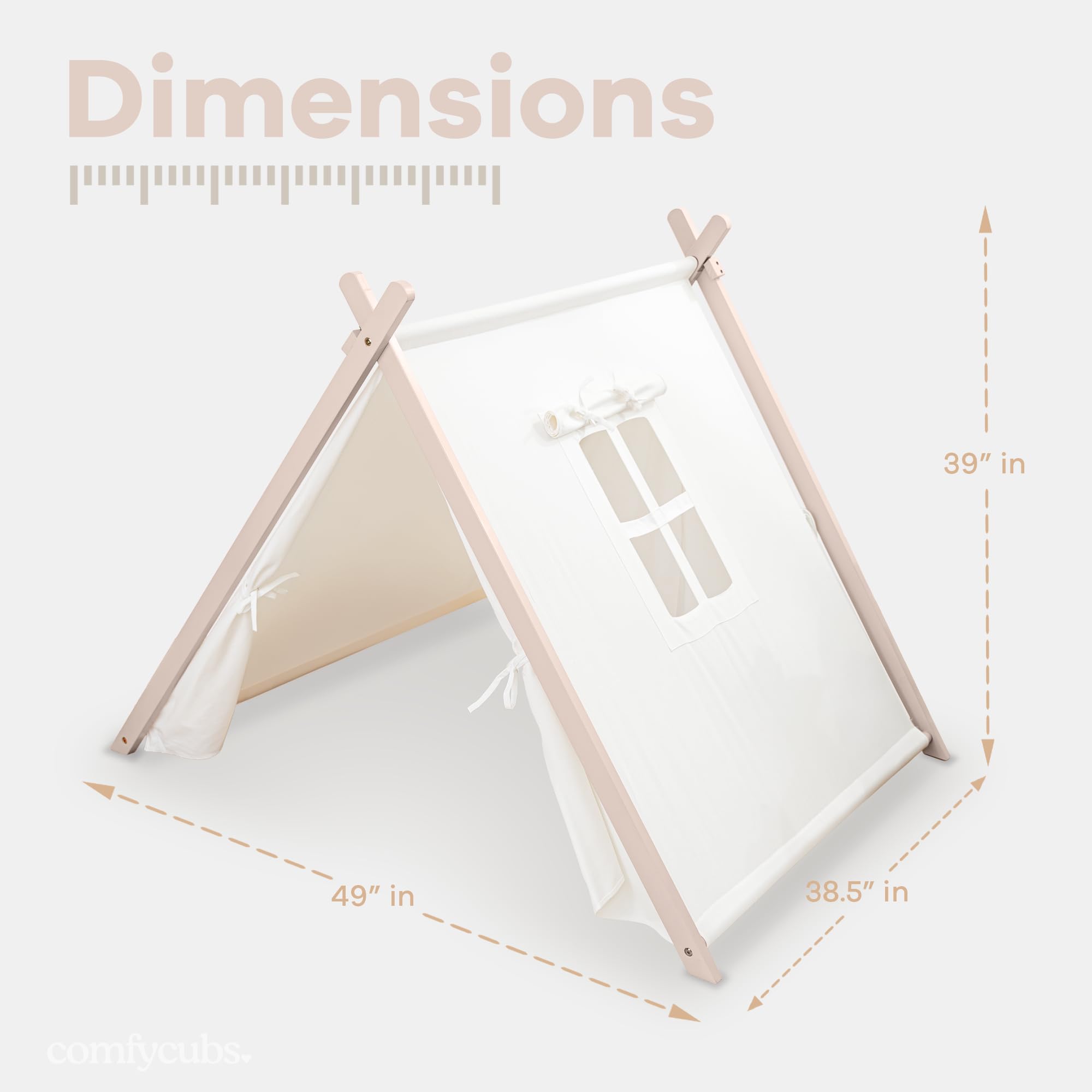 Carpa de Juego para Niños Comfy Cubs - Espaciosa y Elegante - Imagen 7