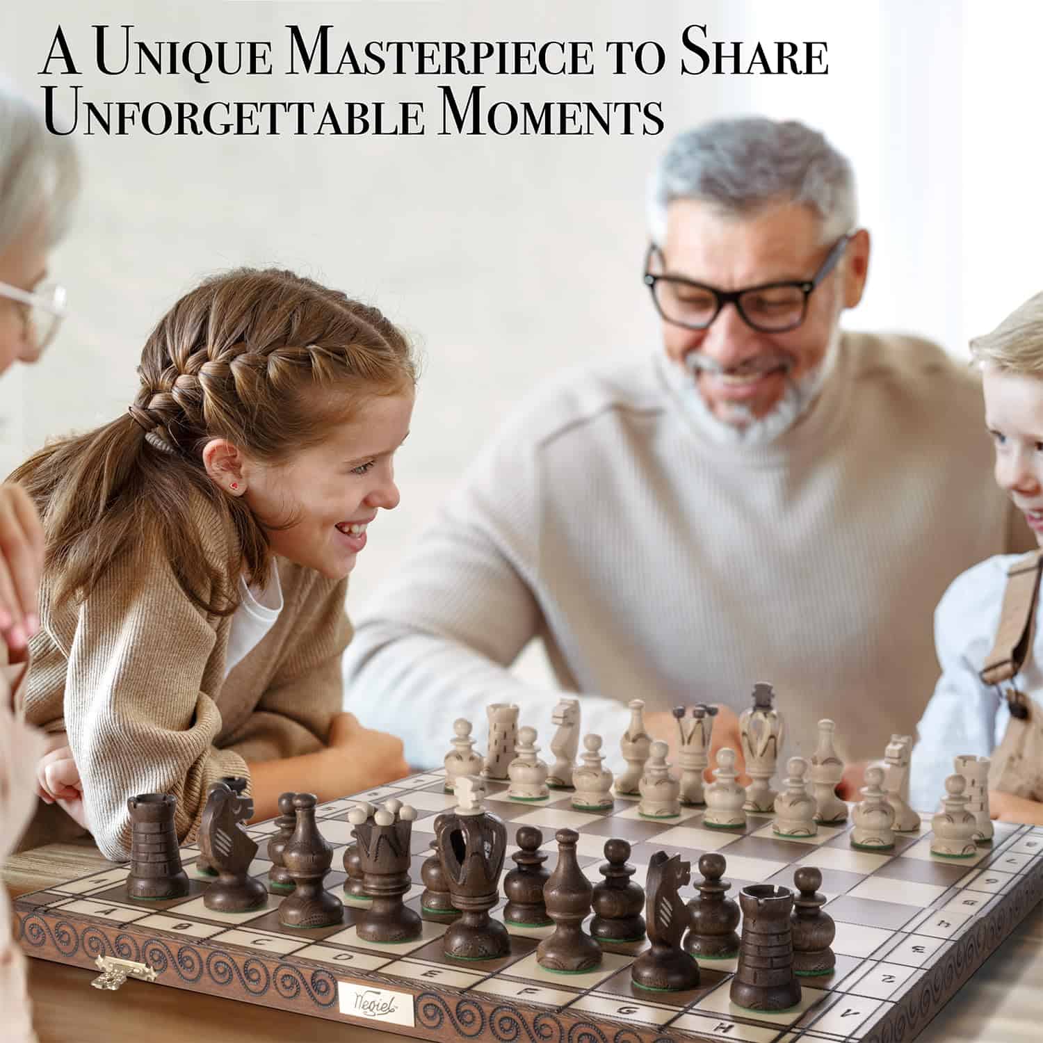 Juego de ajedrez de madera Wegiel Grand Royal para adultos - Imagen 6