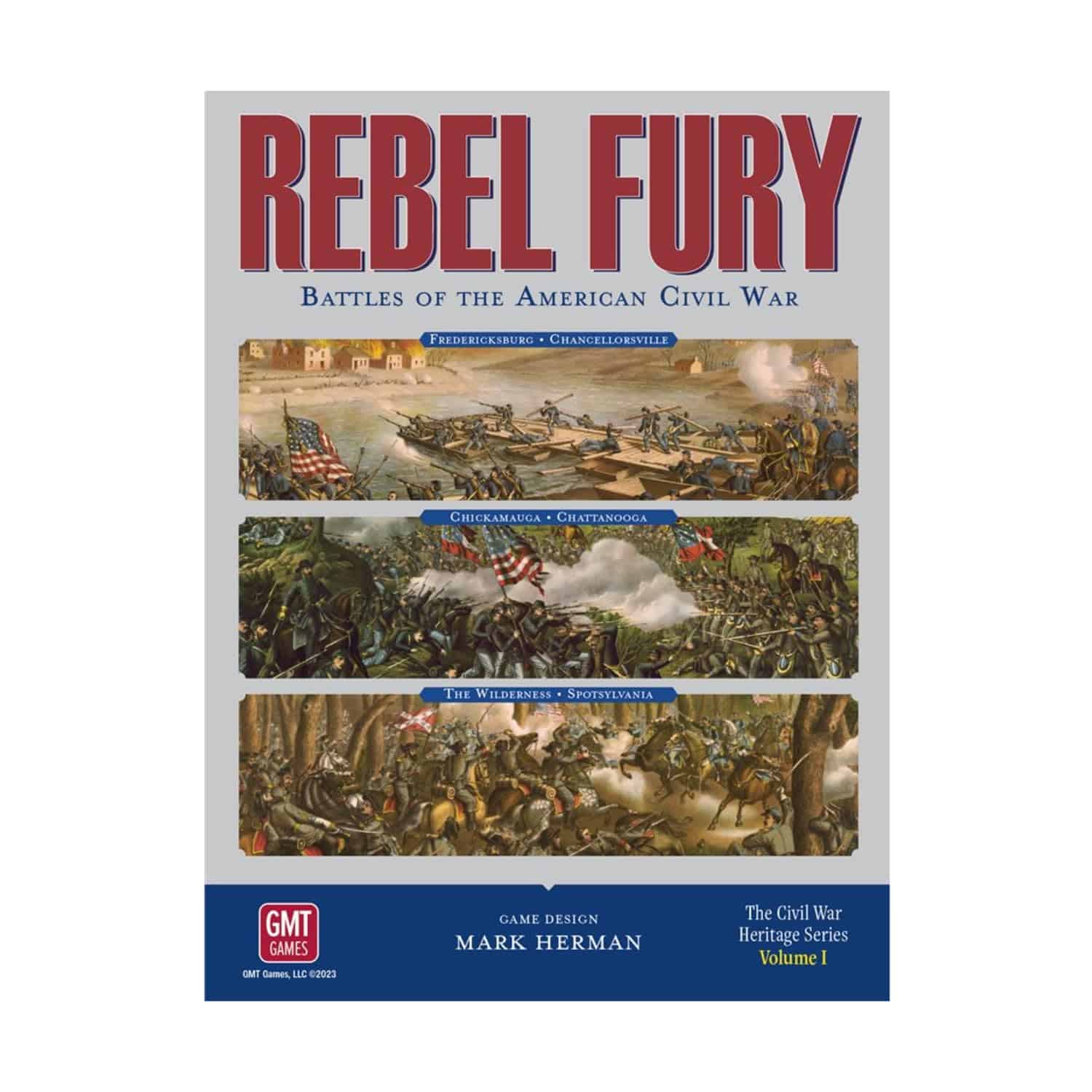 Juegos GMT Rebel Fury: Batallas de la Guerra Civil Americana
