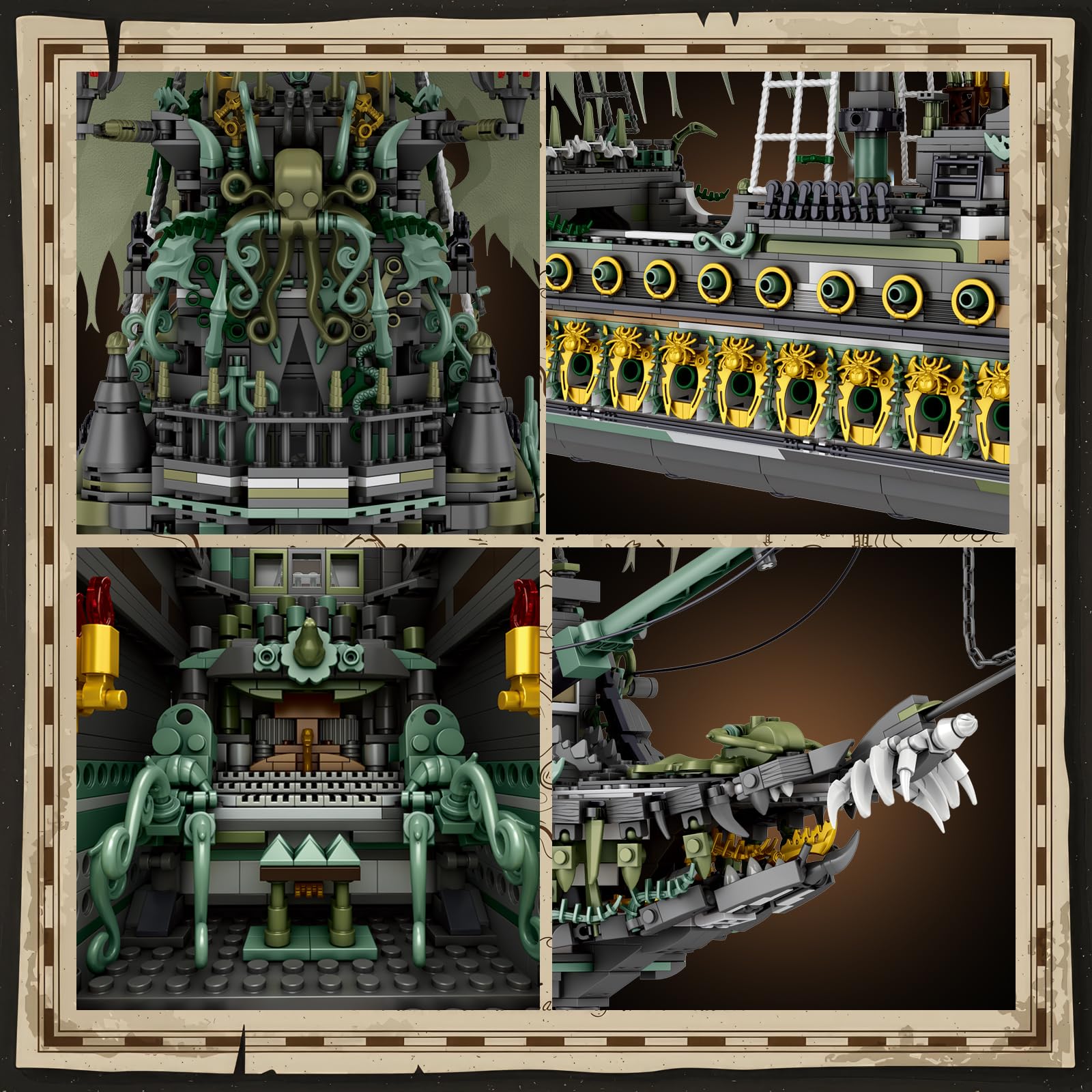 JMBricklayer Set de Construcción de Barco Pirata Grande - Imagen 5