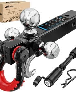 Enganche de Remolque Nilight Tri-Ball Mount con Gancho y