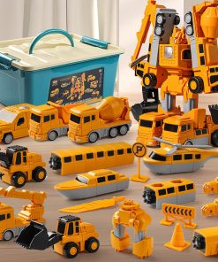 Juguete de Ingeniería de Coches Magnéticos con Caja de