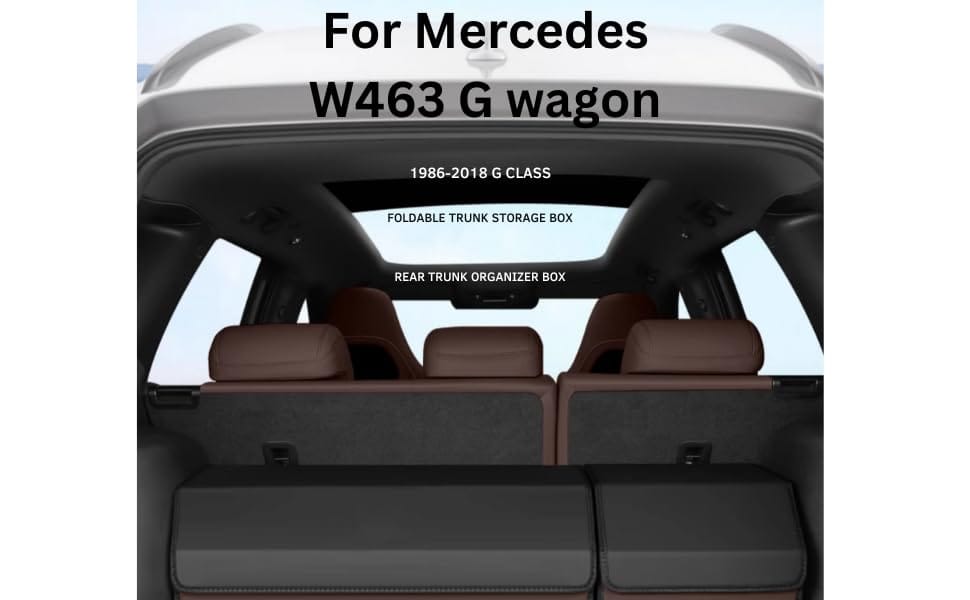 Caja de almacenamiento de lujo de cuero Napa 55tech para - Imagen 7