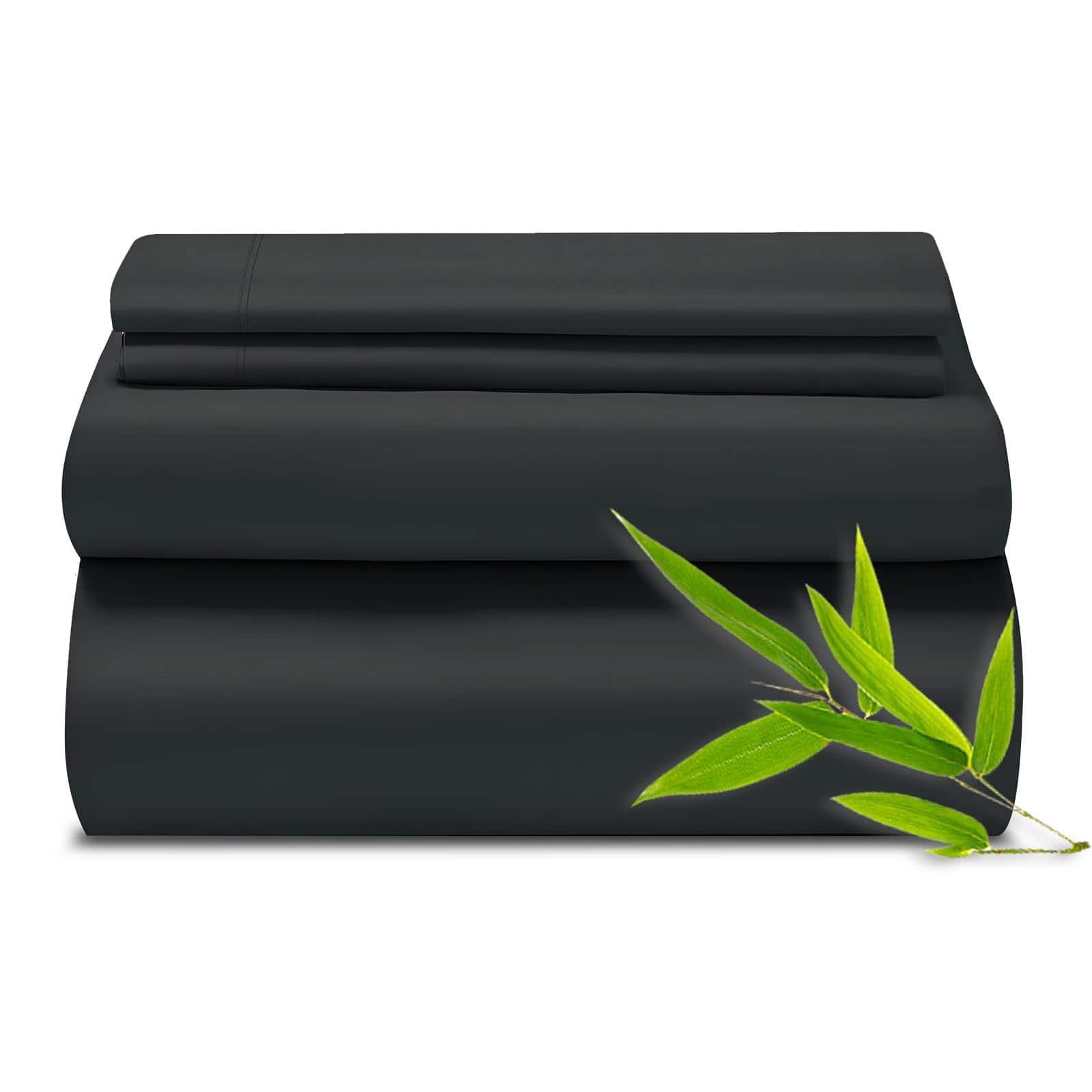 Juego de sábanas tamaño Queen EaseHome, -Negro