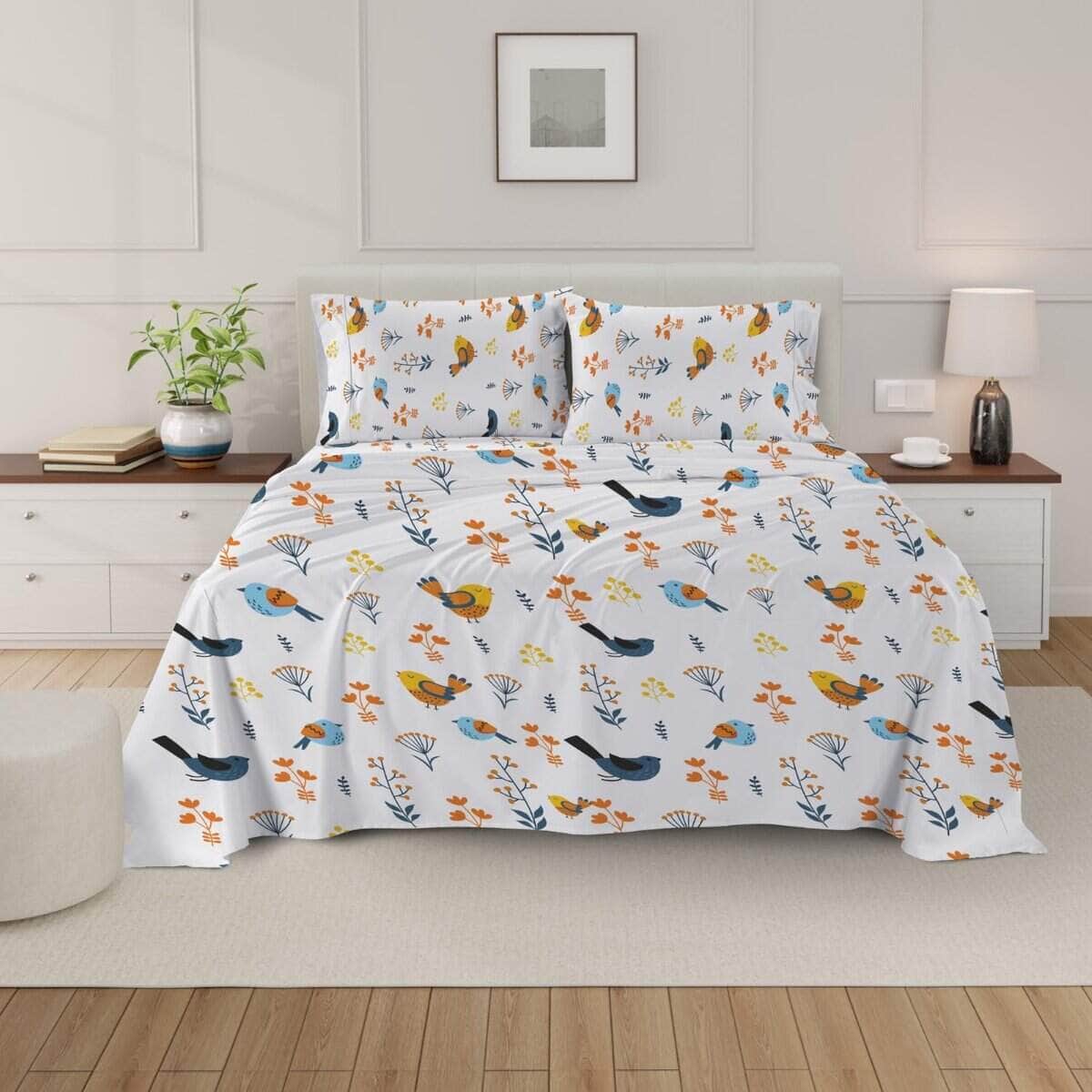 Juego de sábanas 1000 TC 100% algodón egipcio Minor Monkey