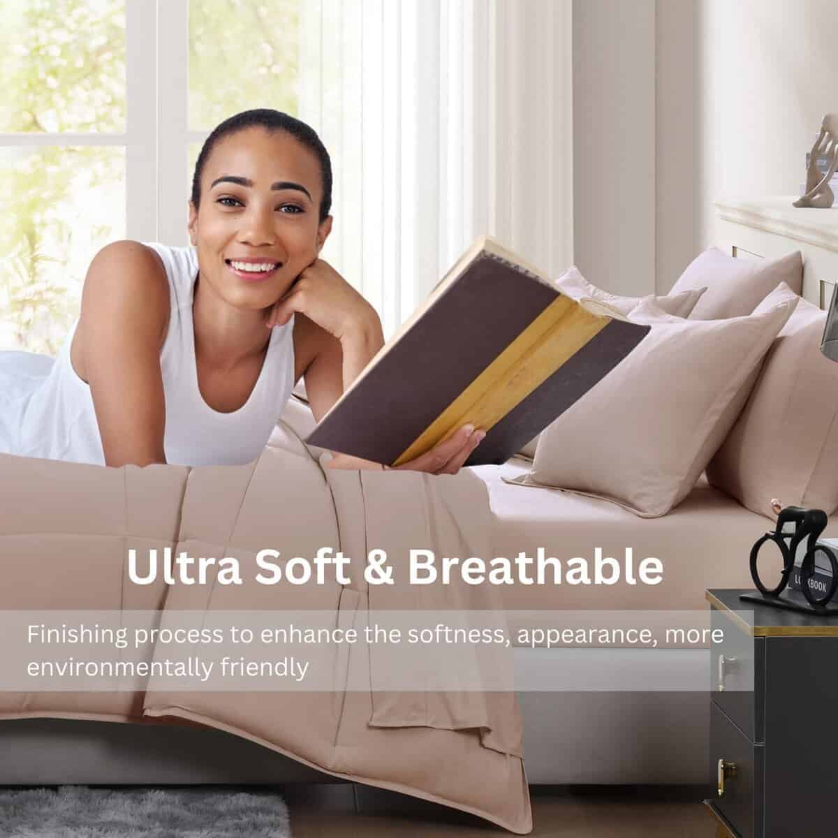 Set de Cama Twin XL Casa Platino Pre-Lavado � Suave - Imagen 4